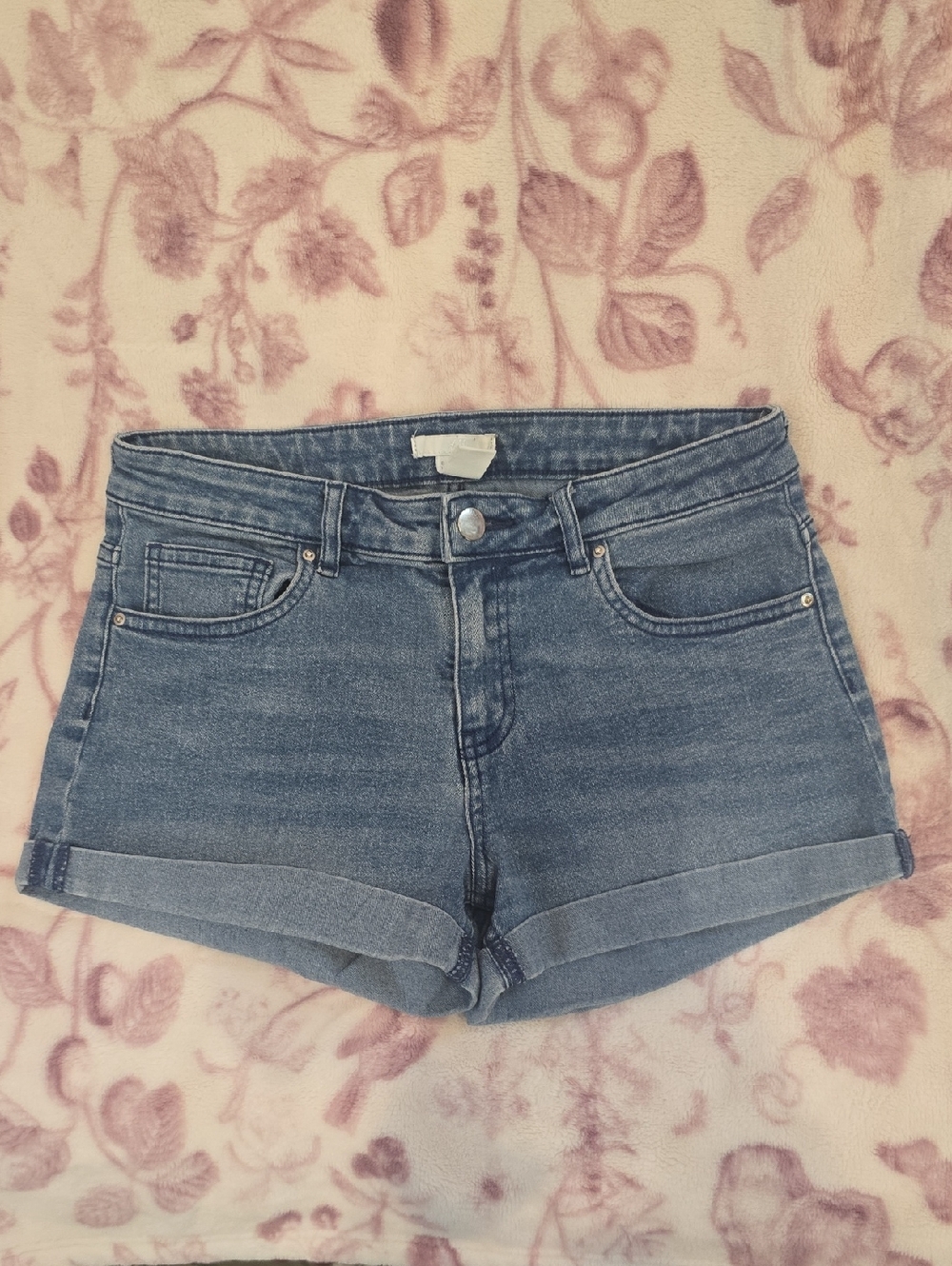 H&M Cuff Denim Shorts